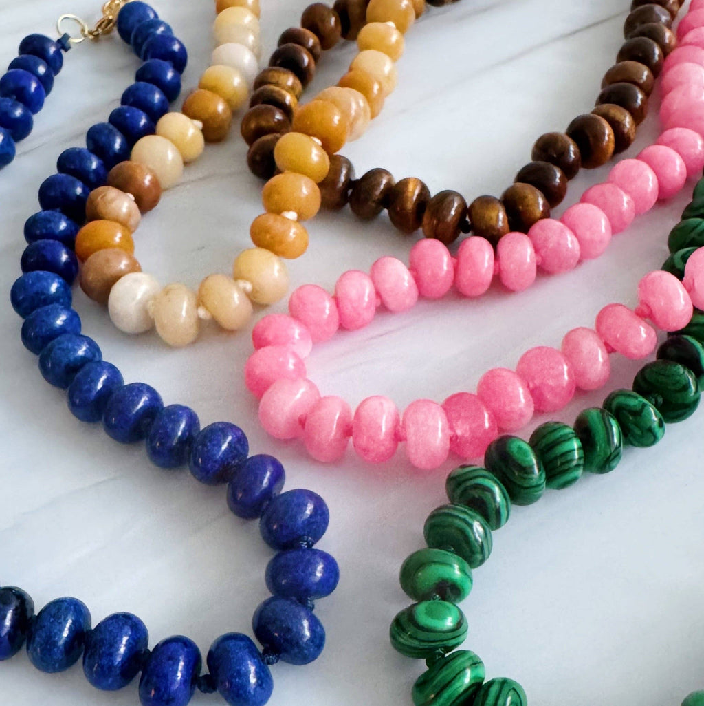 Ellison+Young Refined Stone Bead Necklace – Timeless Everyday Accent
