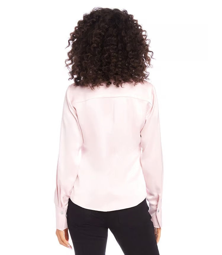 Karen Kane Side Pleat Shirt