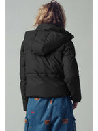 Urban Daizy Cozy Drawstring Hooded Puffer Jacket