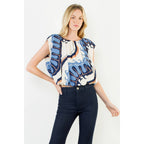 THML - Sleeveless Abstract Top