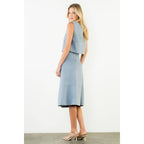 THML - Suede Sleeveless Top