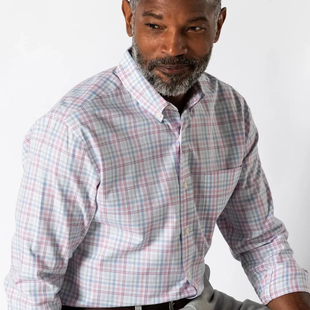 Duck Head Winston Plaid Cotton Twill Sport Shirt