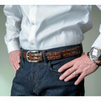 Torino - Genuine Hornback Crocodile Belt