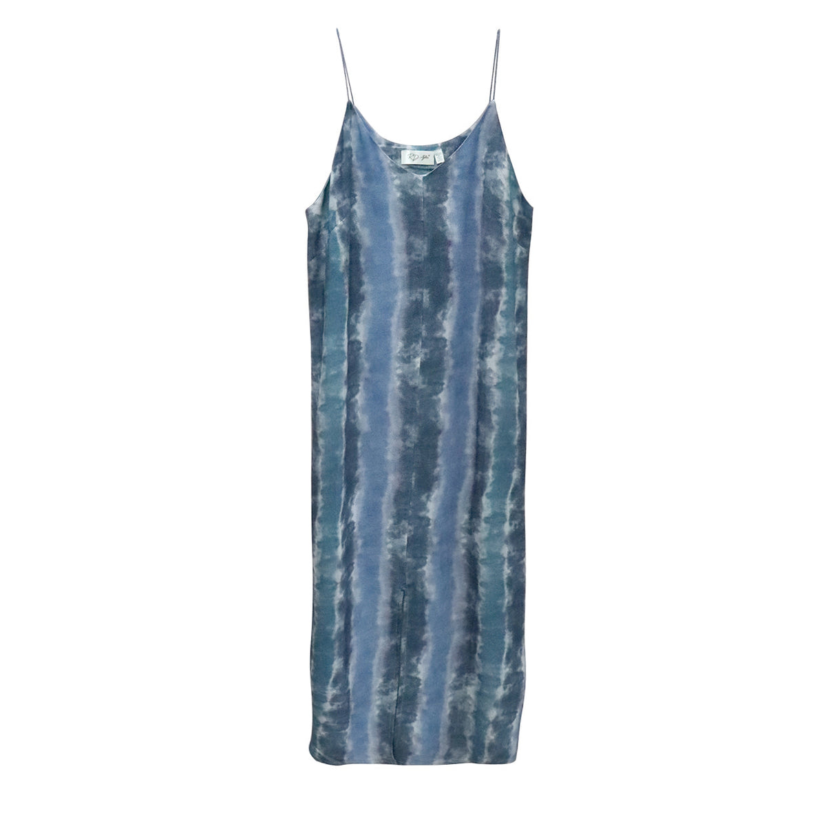 RD Style Striped Tie Dye Maxi Dress