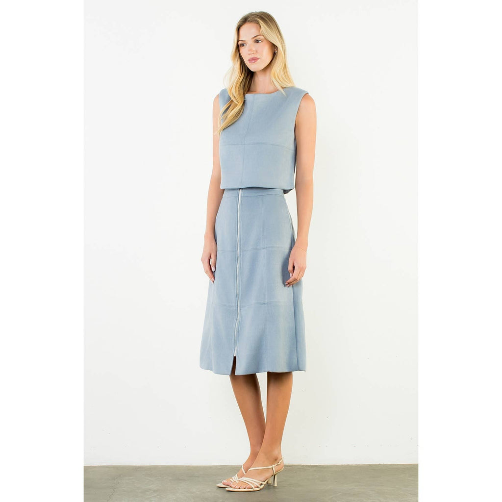 THML - Suede Sleeveless Top