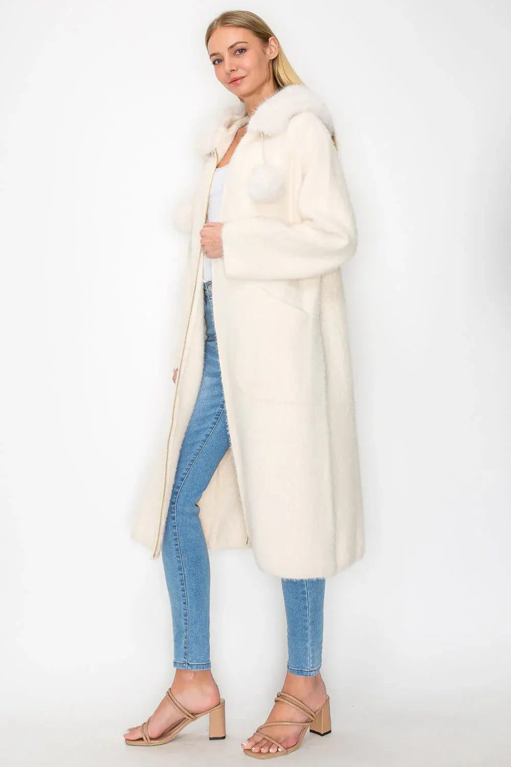 Joh Suraya Knitted Brushed Coat