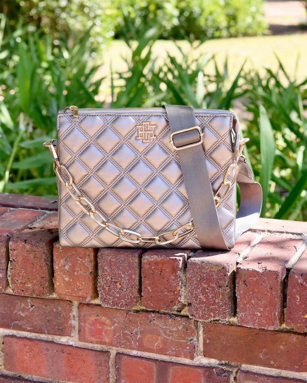 Caroline Hill - Ariana Crossbody Black Pearl DQ
