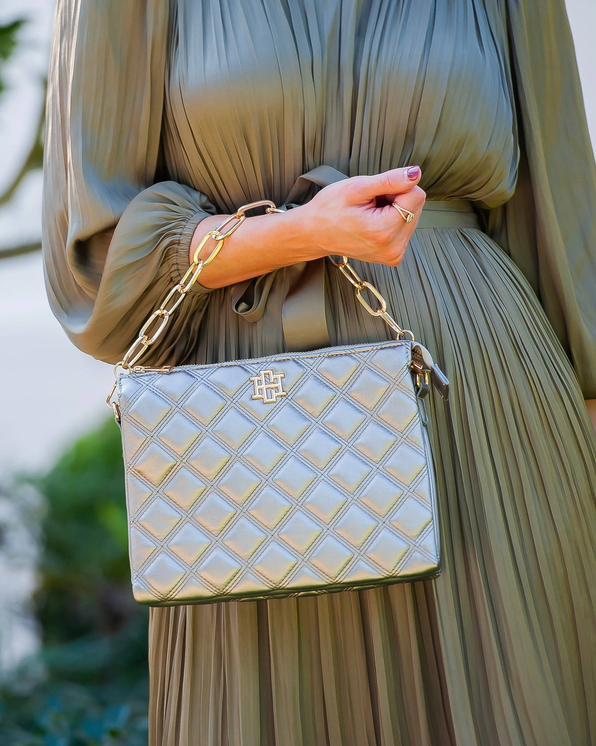 Caroline Hill - Ariana Crossbody Black Pearl DQ