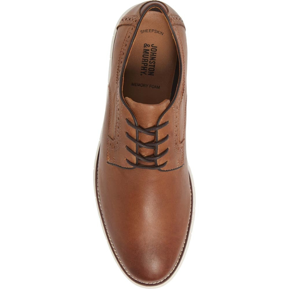 Johnston & Murphy Tan Holden Plain Toe