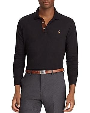Pima Soft Touch Long Sleeve Polo Shirt