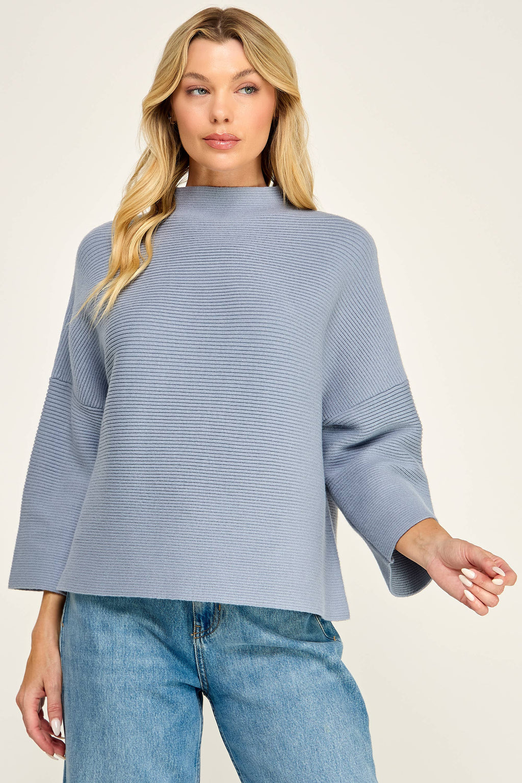 Ellison   Casual Top Haze Blue