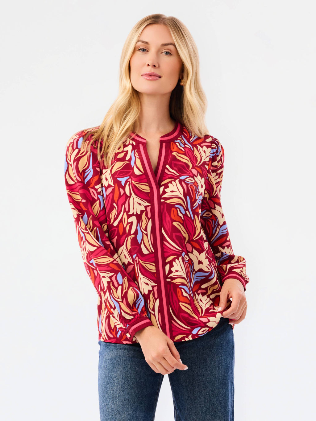 Mary Square - Naomi Top | Wind Rush Multi