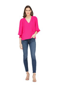 Jade Melody Tam Shirred Shoulder Top