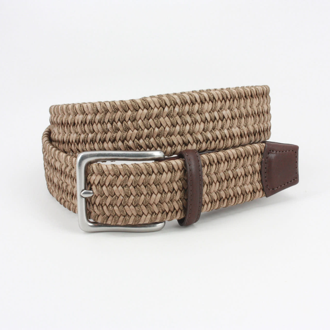 Torino Italian Woven Leather & Rayon Casual Belt