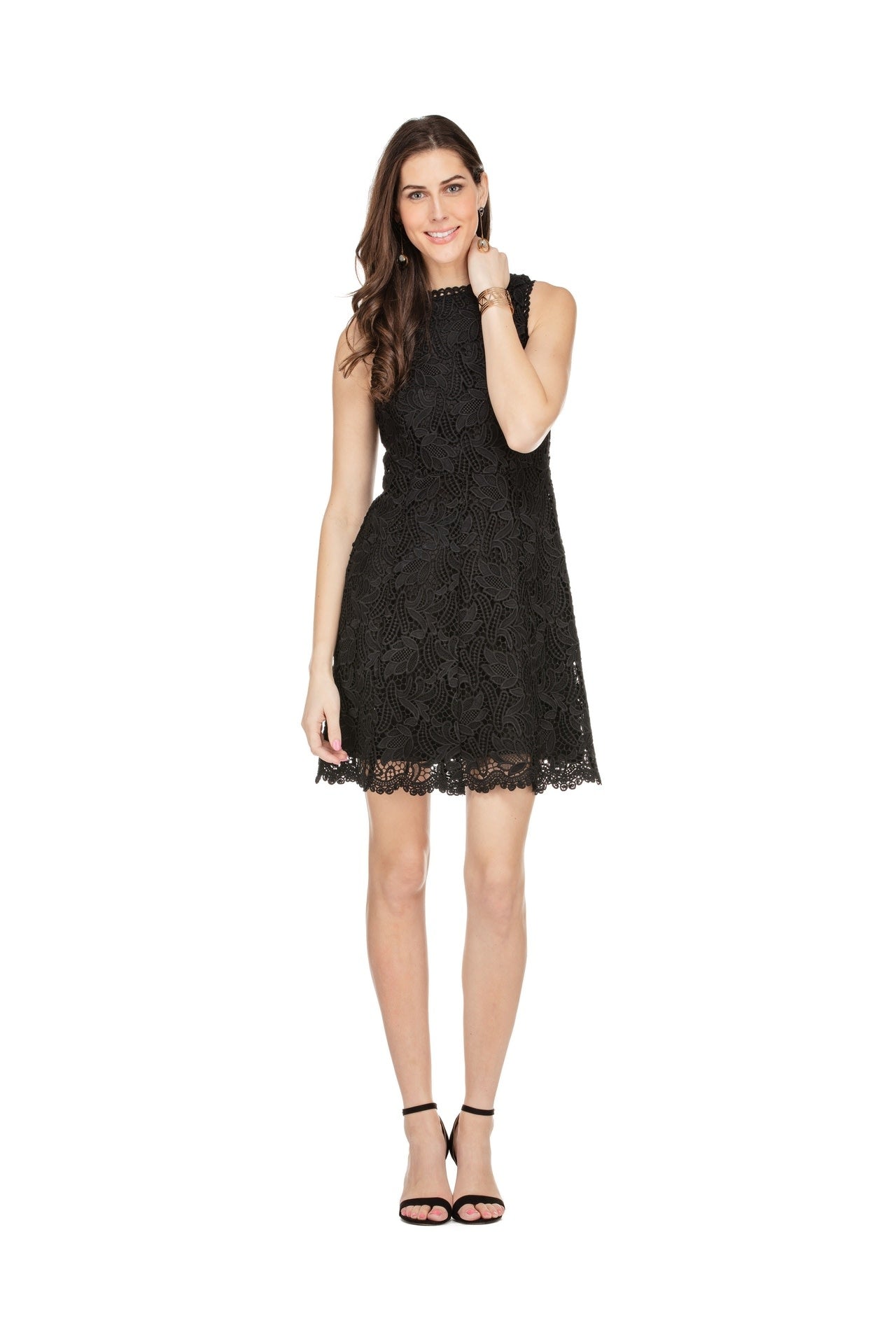 Jade Melody Tam Lace Flared Dress
