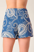 Flying Tomato textured woven skort
