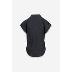 Naked Zebra - Soft Matte Drop Shoulder Blouse