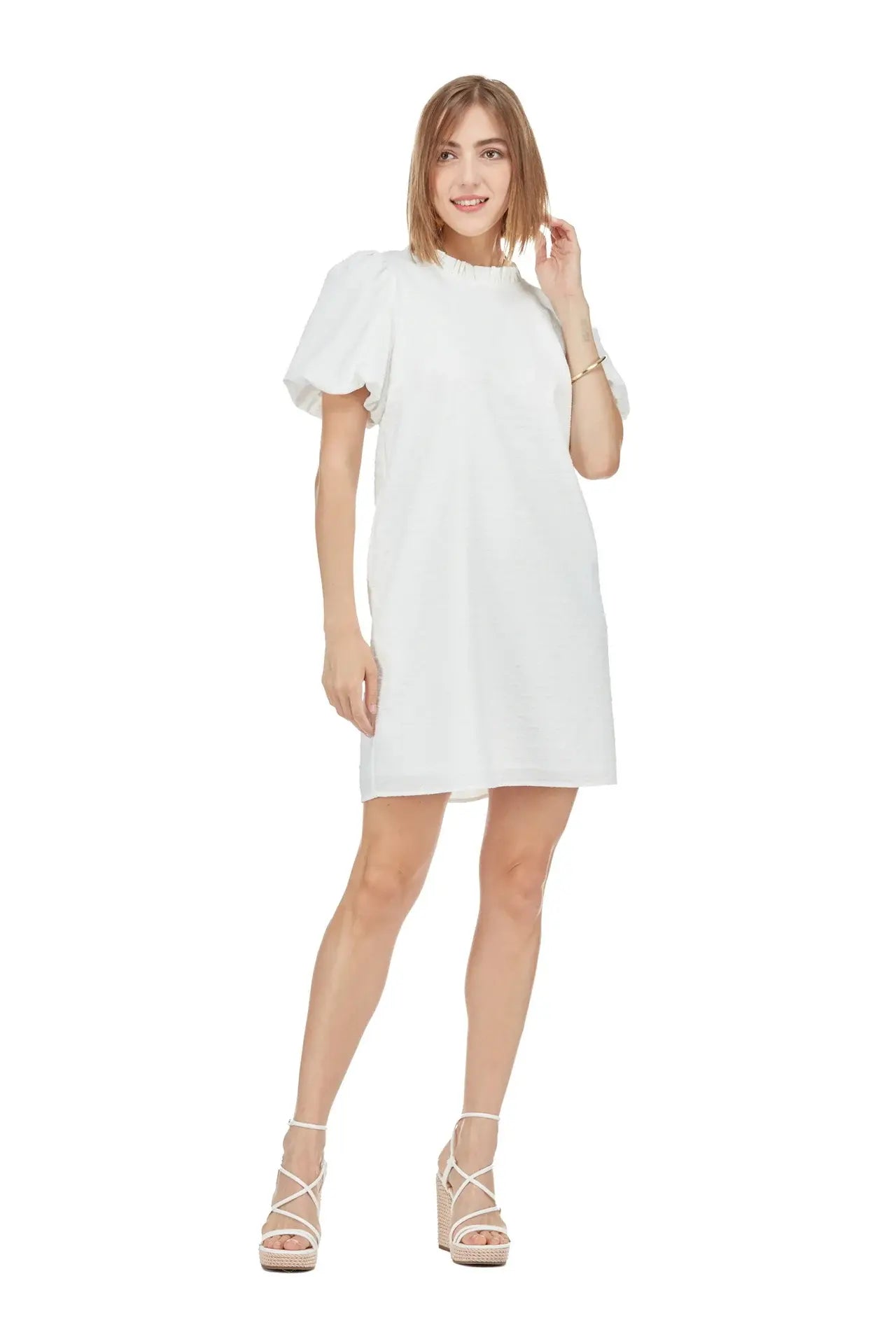 Joy Joy Puff Sleeve Dress
