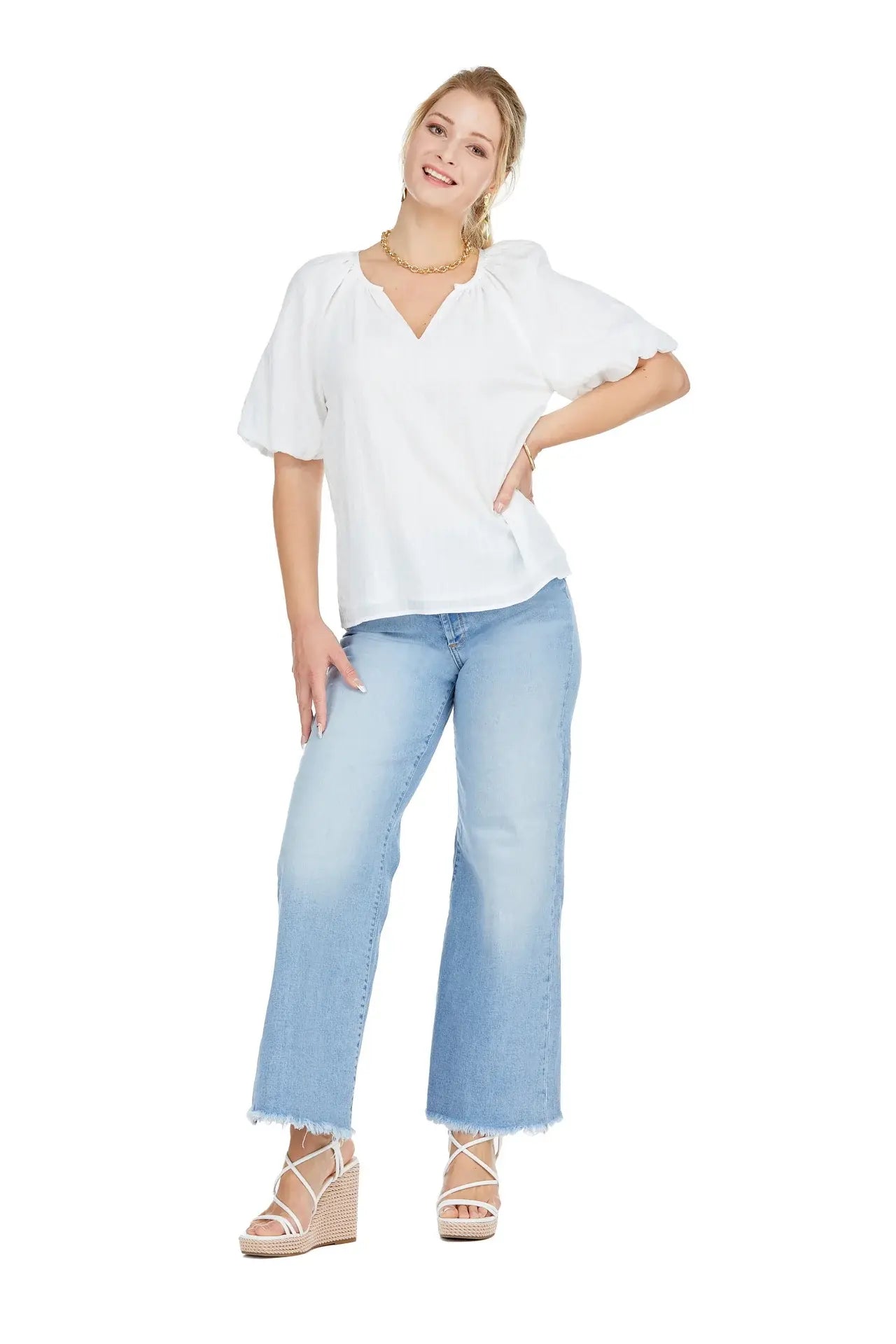 Joy Joy Peasant Top
