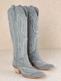 Ccocci Tess-M Western Embroidered Pointed Toe Tall Boots