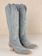 Ccocci Tess-M Western Embroidered Pointed Toe Tall Boots