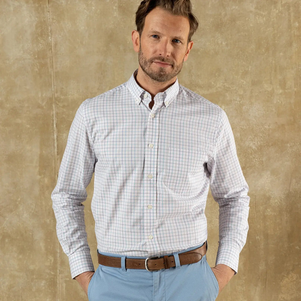Duck Head Ashland Plaid Cotton Oxford Sport Shirt