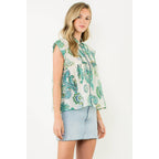 THML - Short Sleeve Print Top