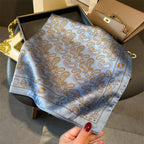 UZ  Fashion Print Square Scarf