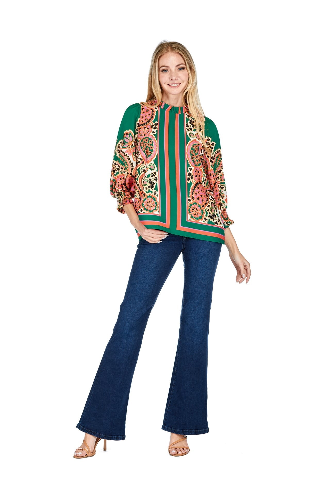 Joy Joy Gathers Neck Blouse