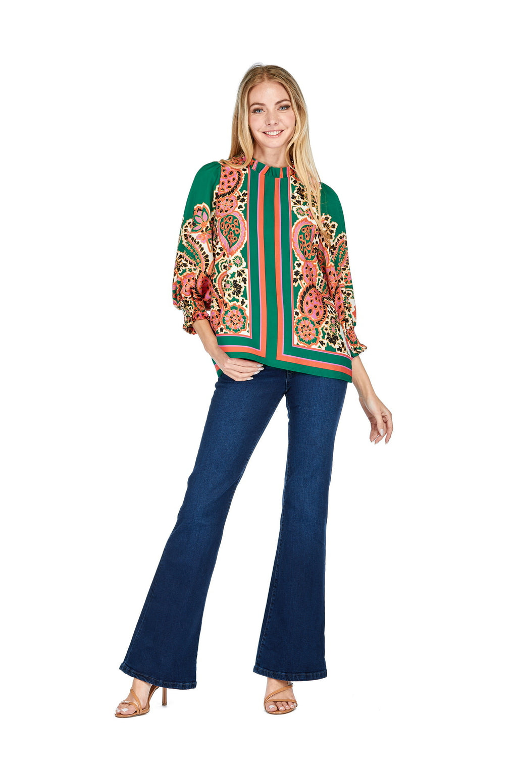 Joy Joy Gathers Neck Blouse
