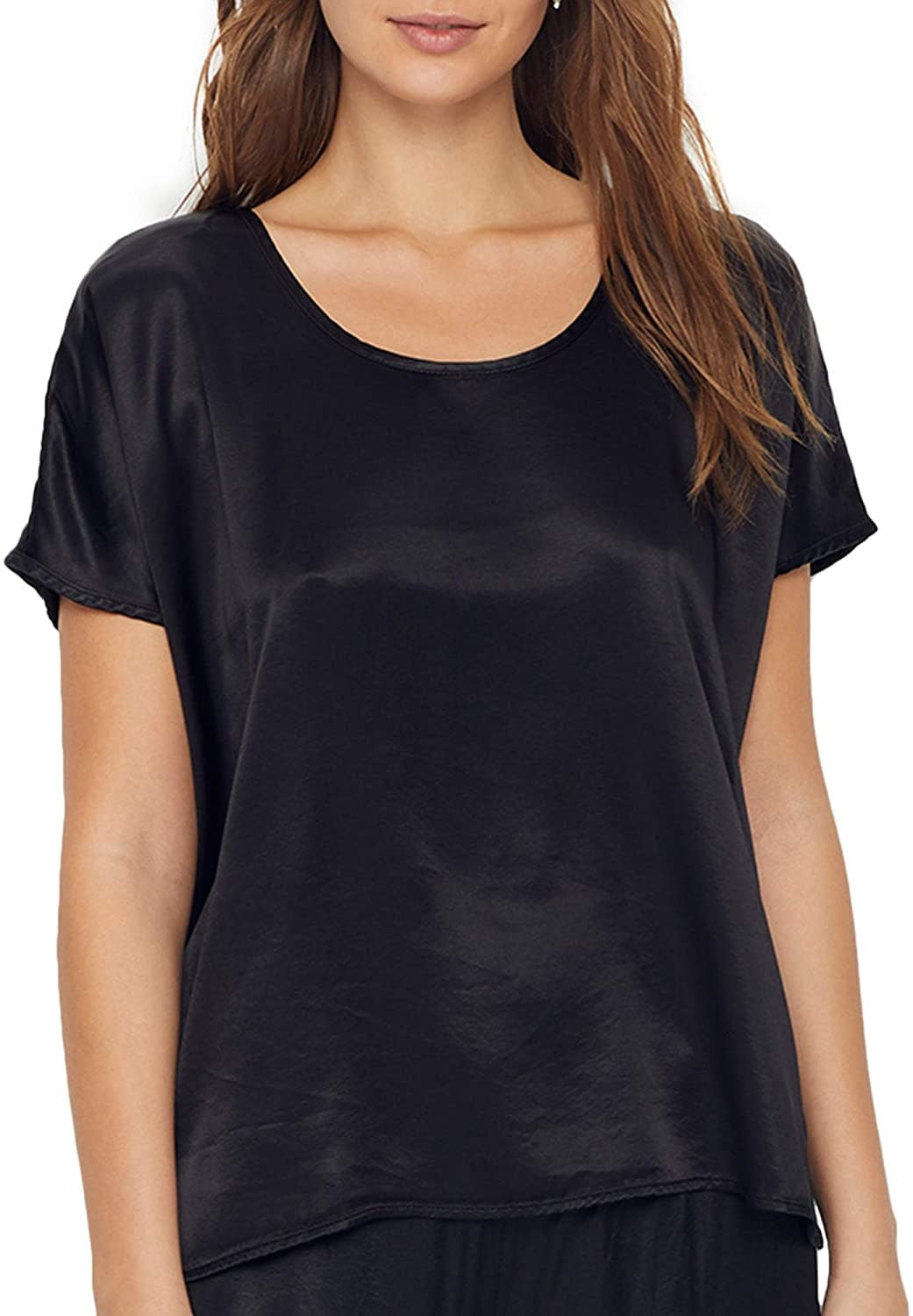 PJ Harlow Roxxy Satin Boxy Tee