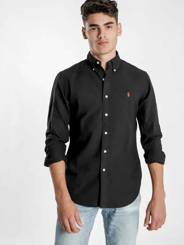 PRL Garment Dyed Oxford Sport Shirt