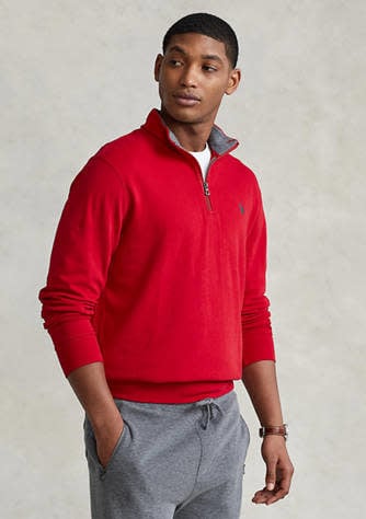 Polo Ralph Lauren Luxury Jersey Half-Zip Pullover