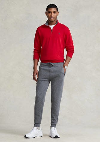 Polo Ralph Lauren Luxury Jersey Half-Zip Pullover