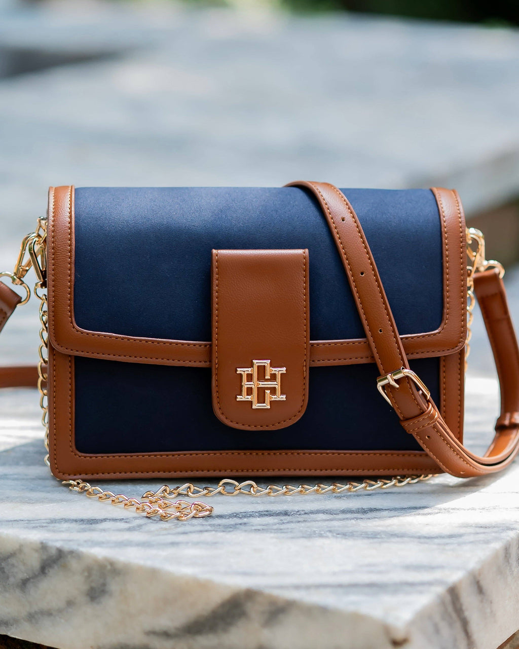 Caroline Hill - Collins Crossbody Navy S