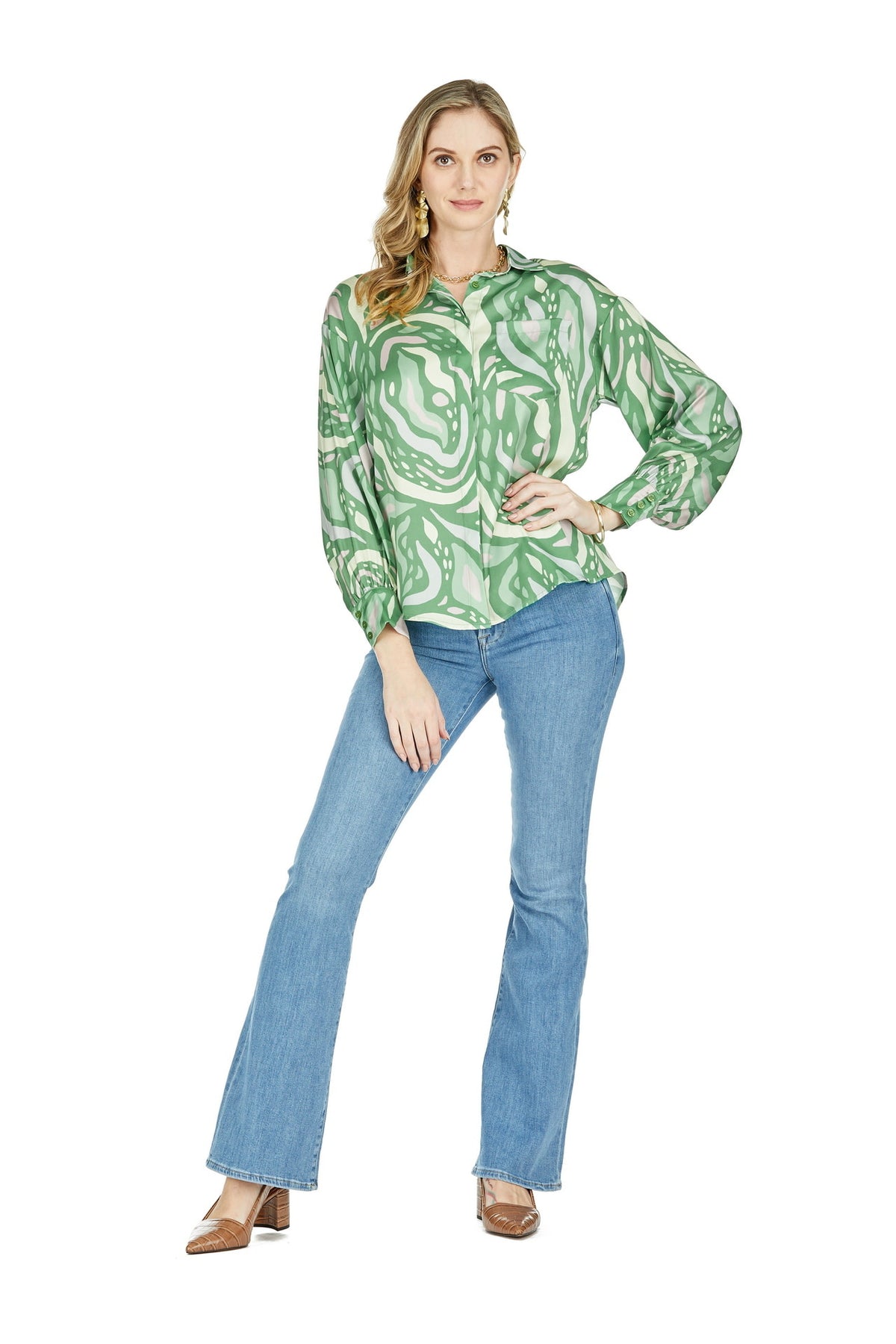 Jade Melody Tam Oversized Shirt 2