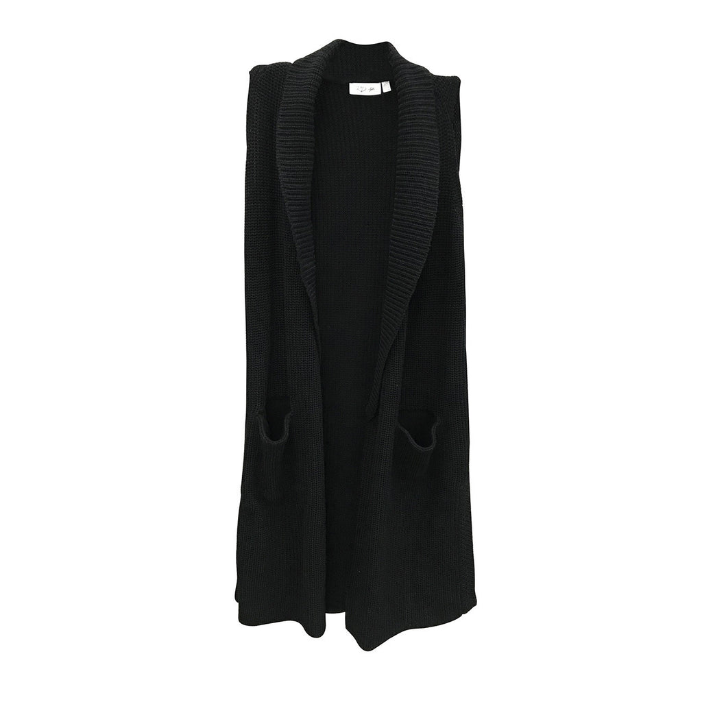 RD Style - Black Sweater Vest