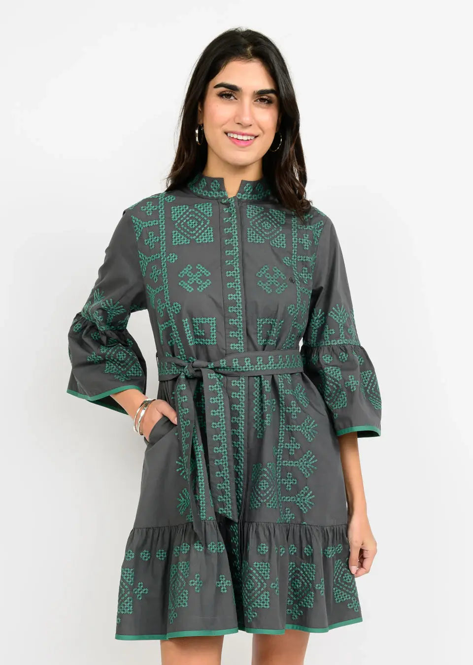 Uncle Frank Cross Stitched Dress