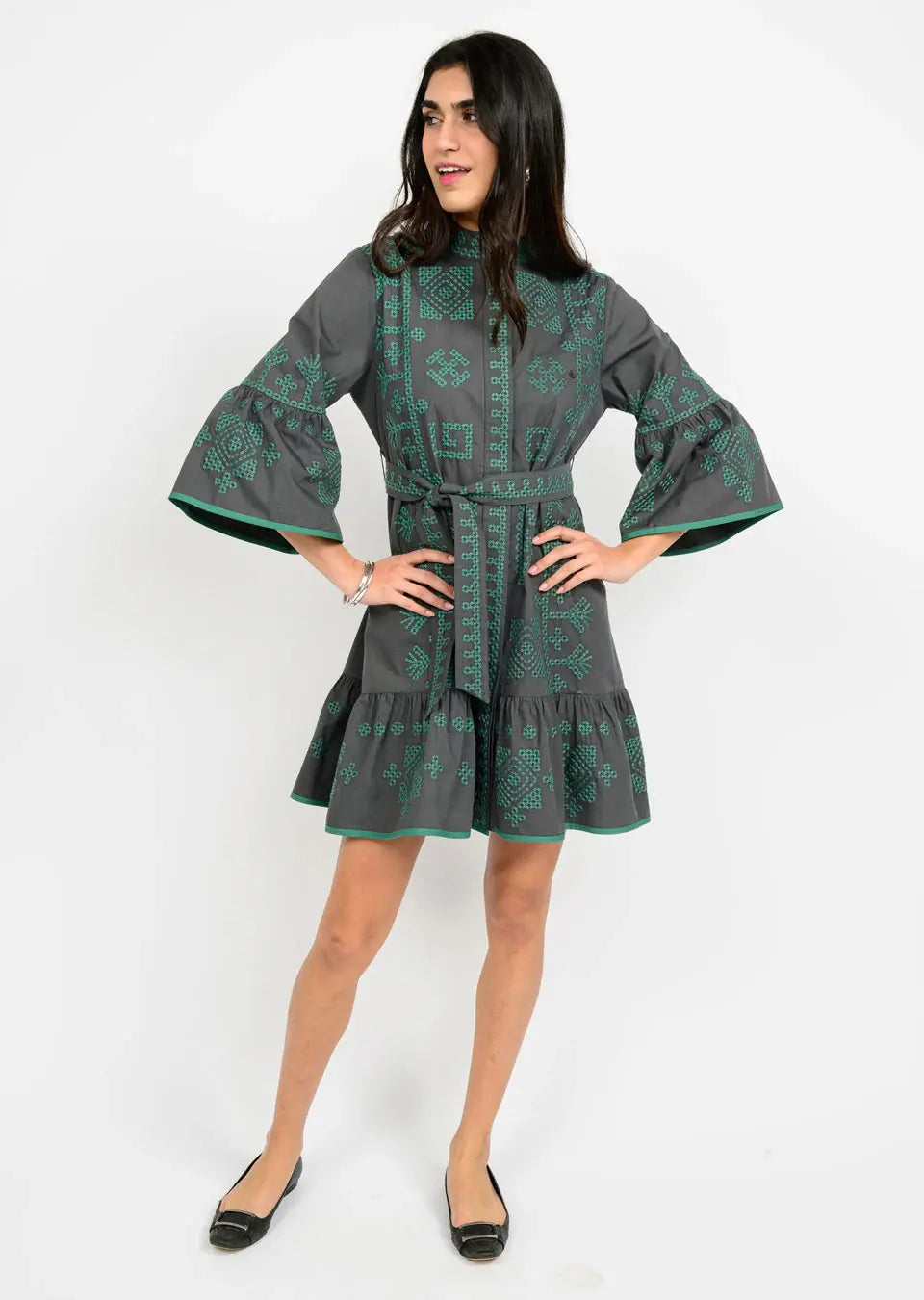 Uncle Frank Cross Stitched Dress