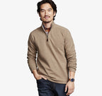 Johnston & Murphy Reversible Solid Quarter Zip