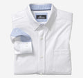Johnston & Murphy XC Flex Stretch Long Sleeve Solid Dress Shirt