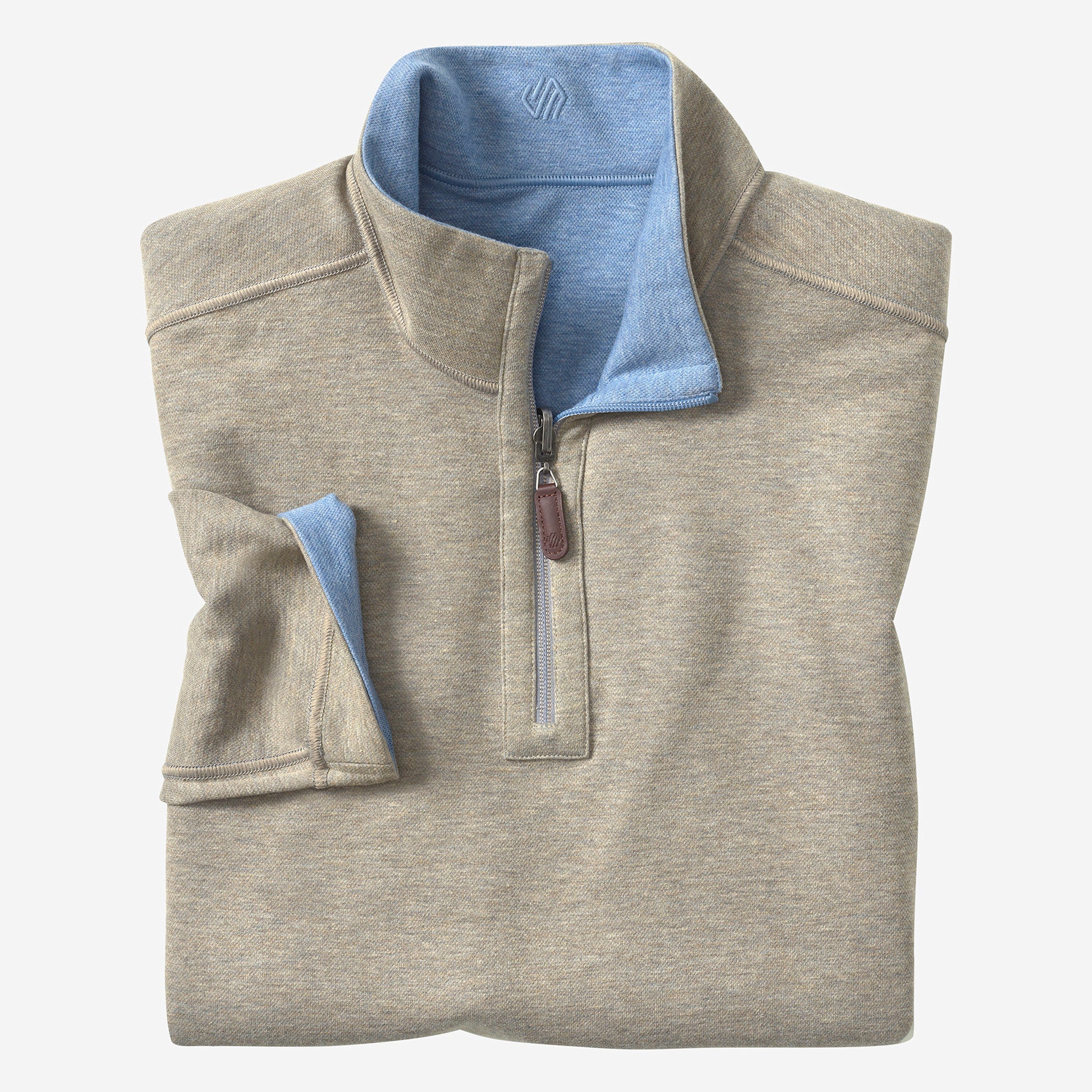Johnston & Murphy Icon Reversible Solid Quarter Zip