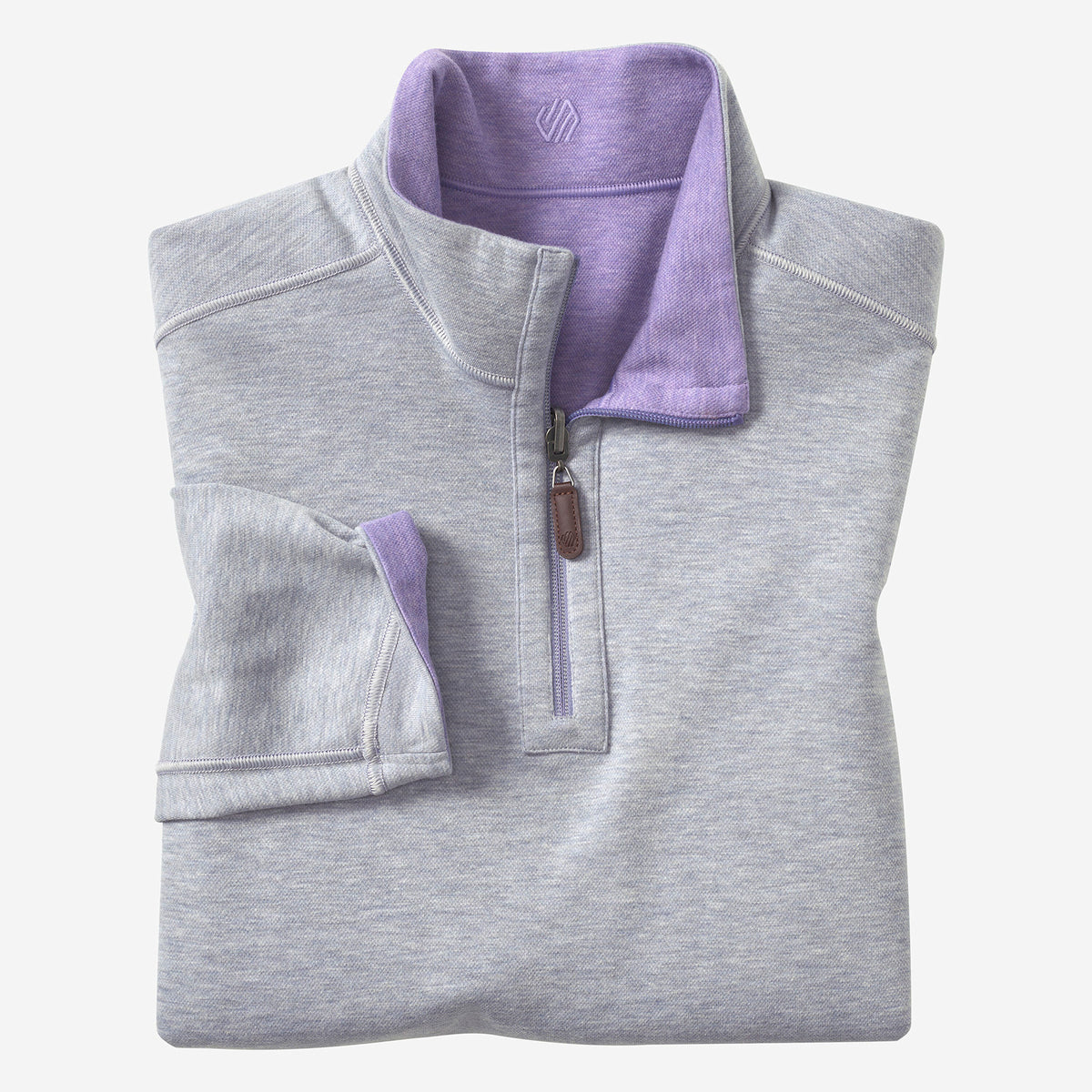 Johnston & Murphy Icon Reversible Solid Quarter Zip