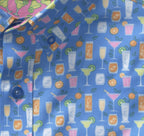 Johnston & Murphy Short Sleeve Printed Cotton Shirt