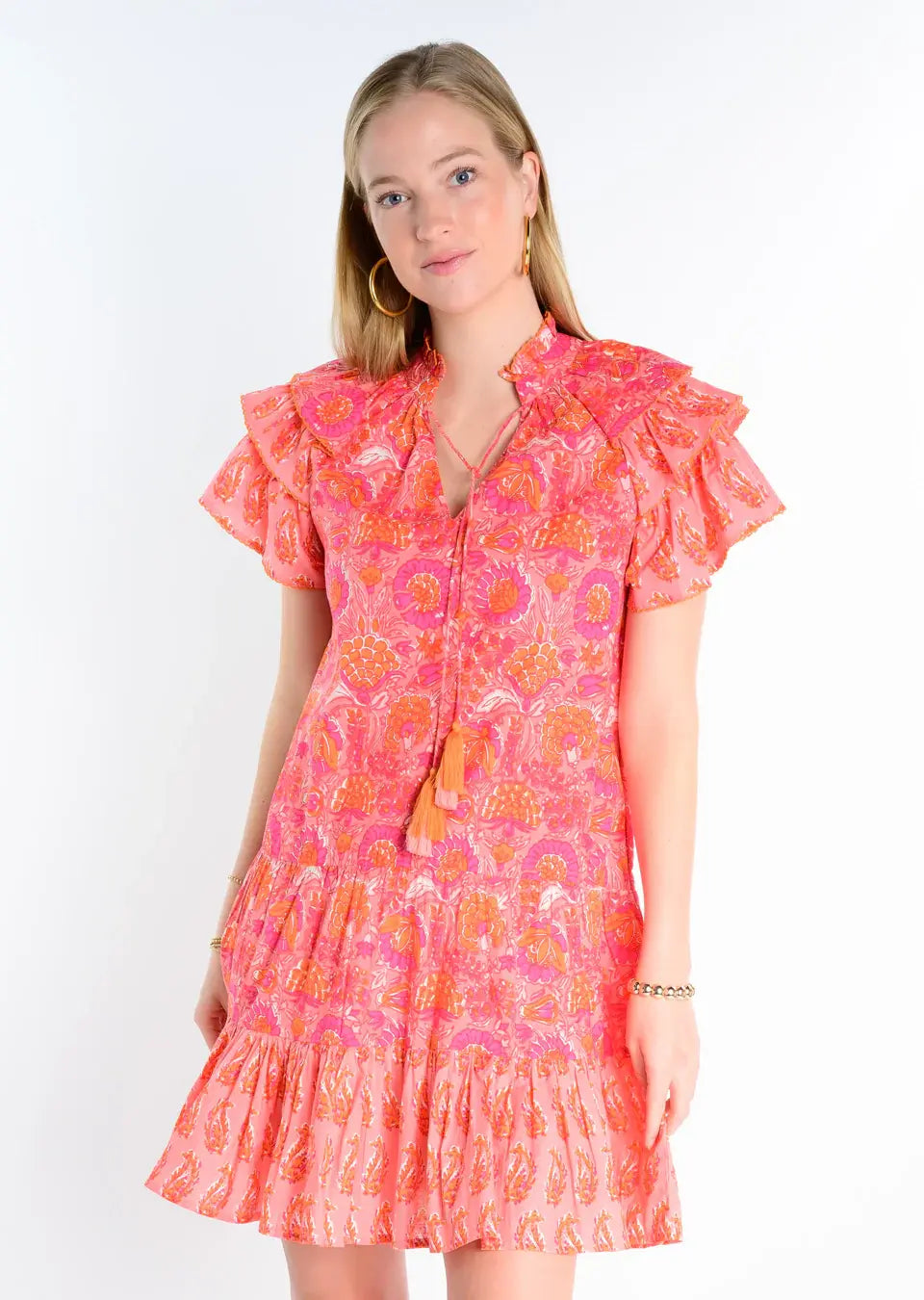 Uncle Frank Twin Block Print Dress