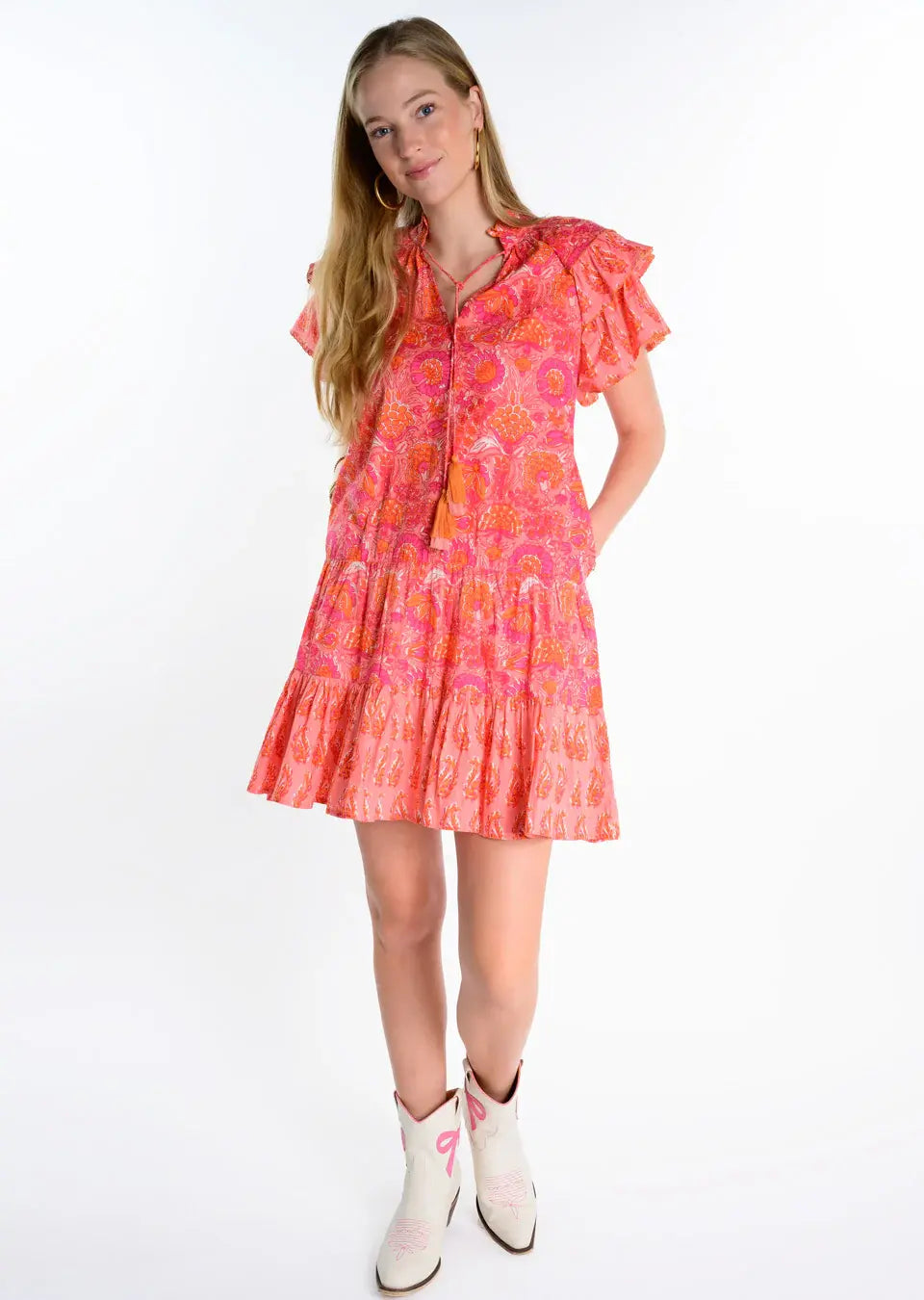 Uncle Frank Twin Block Print Dress