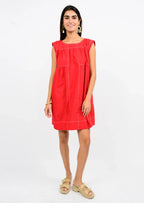 Ivy Jane Topstitched Tiered Dress