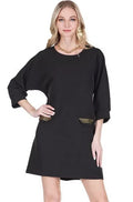 Joy Joy Gold Stud Kimono Dress