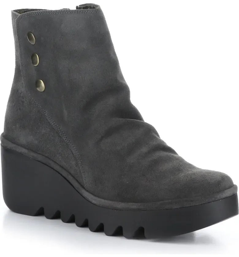 Fly London Brom Zip Up Ankle Boots