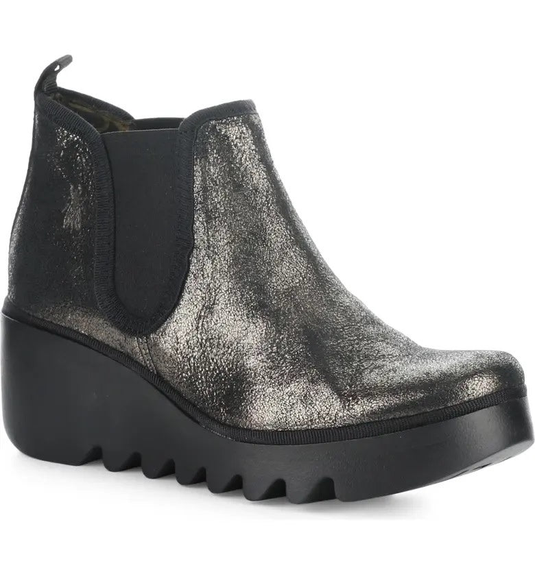 Fly London Byne Chelsea Wedge Ankle Boots